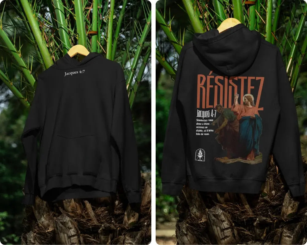 Hoodie Jacques 4:7 Le 14e Apôtre